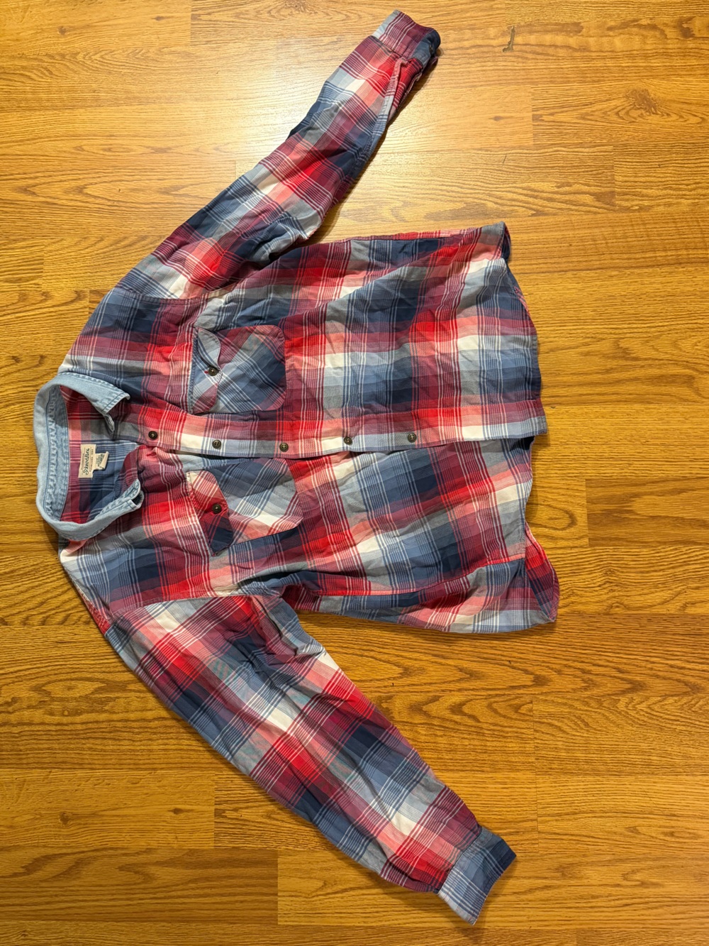Red, White, & Blue Flannel